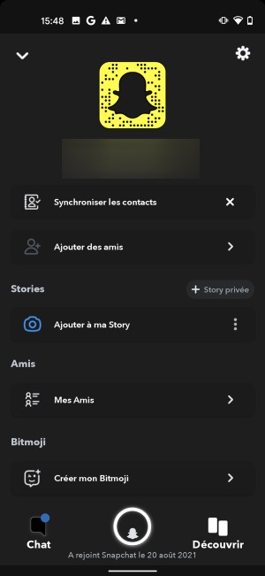 Comment mettre Snapchat en mode sombre sur Android 09jpg