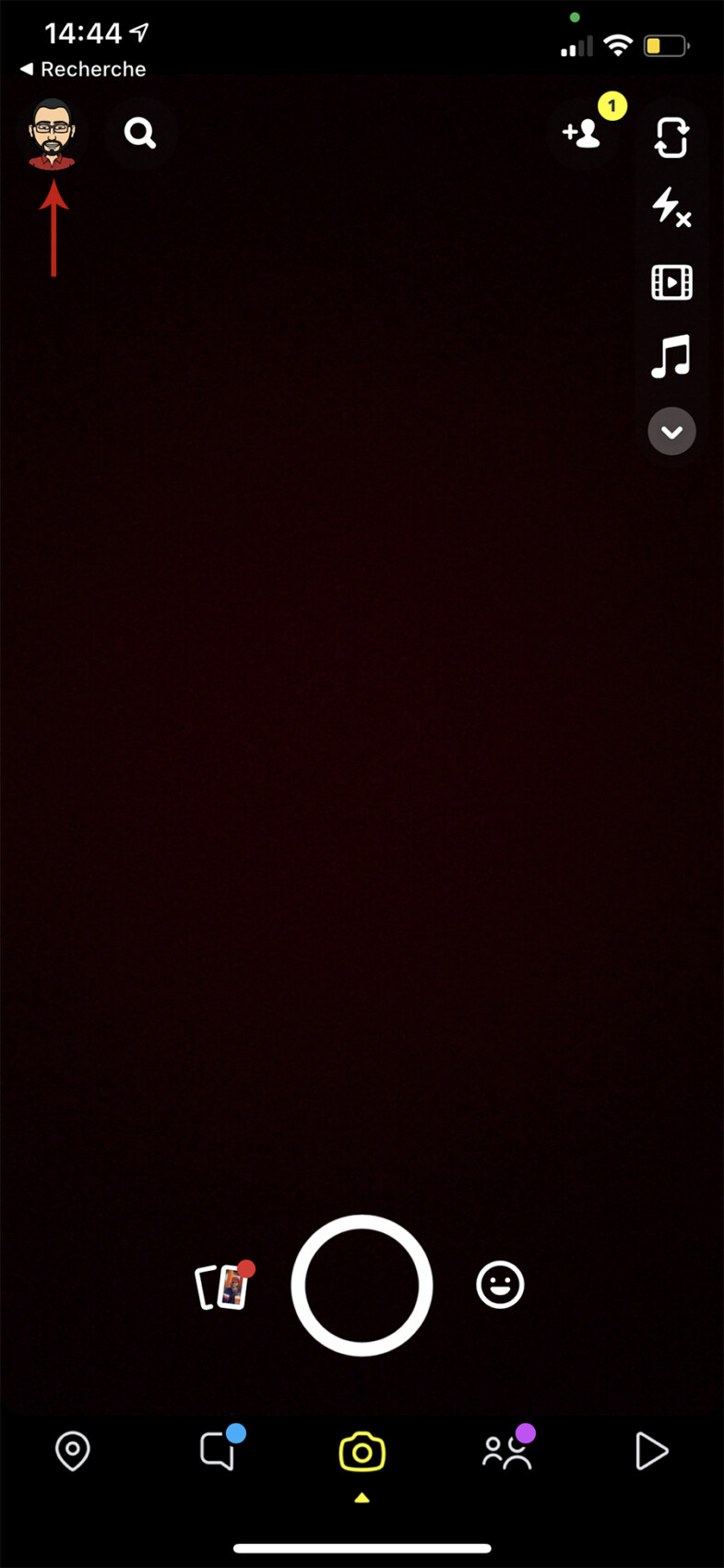 Comment mettre Snapchat en mode sombre sur iOS 01