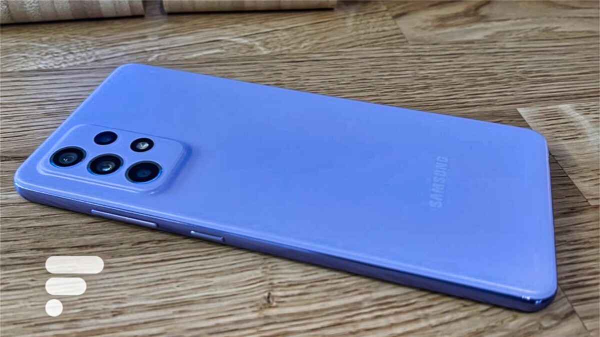 Samsung galaxy A52S 5G lavande