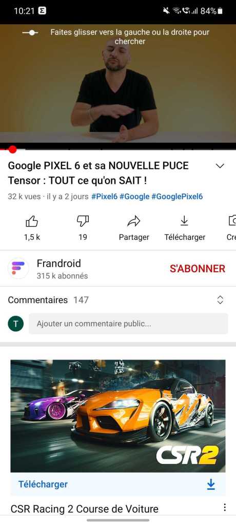 YouTube permet maintenant de déclencher la recherche depuis n'importe où sur une vidéo.