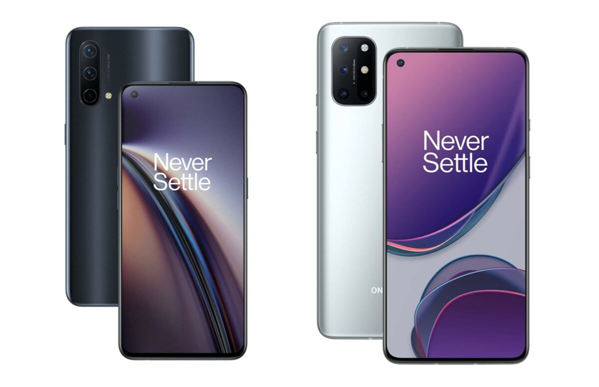 OnePlus Nord CE et OnePlus 8T