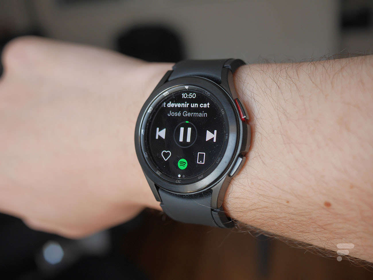 L'application Spotify sur Wear OS