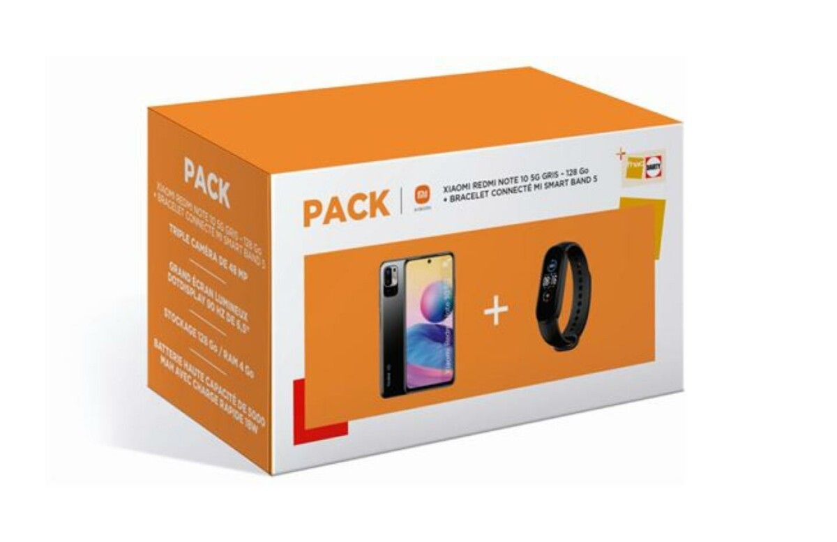 pack redmi note 10 5G + smart band 5