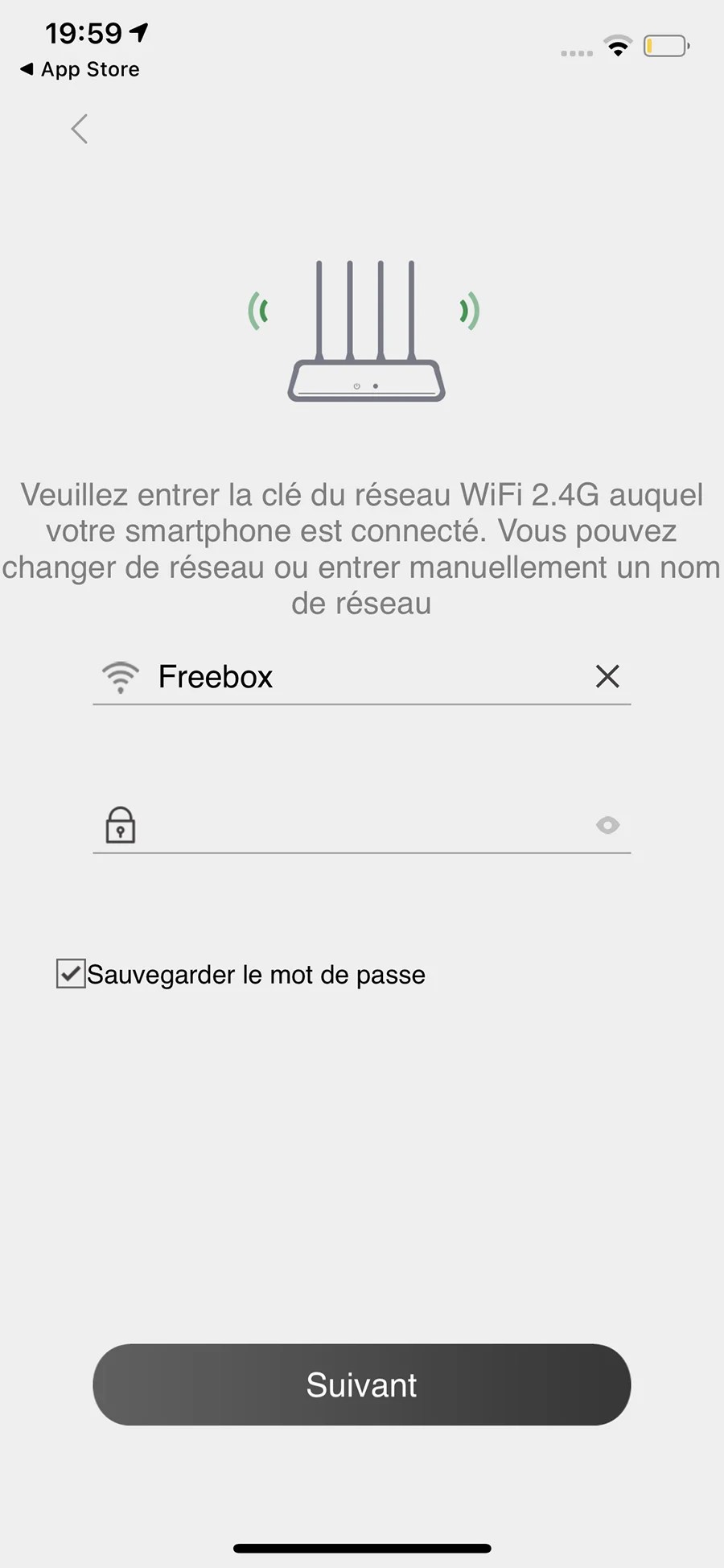 Entrez votre code Wi-Fi avant de continuer le processus d’installation // Source : Frandroid - Yazid Amer