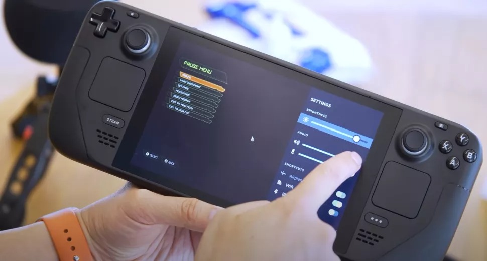 Tested Steam Deck réglages rapide