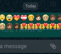 Petit aperçu d'une partie des 217 nouveaux émojis sur WhatsApp. // Source : WhatsApp Beta Info