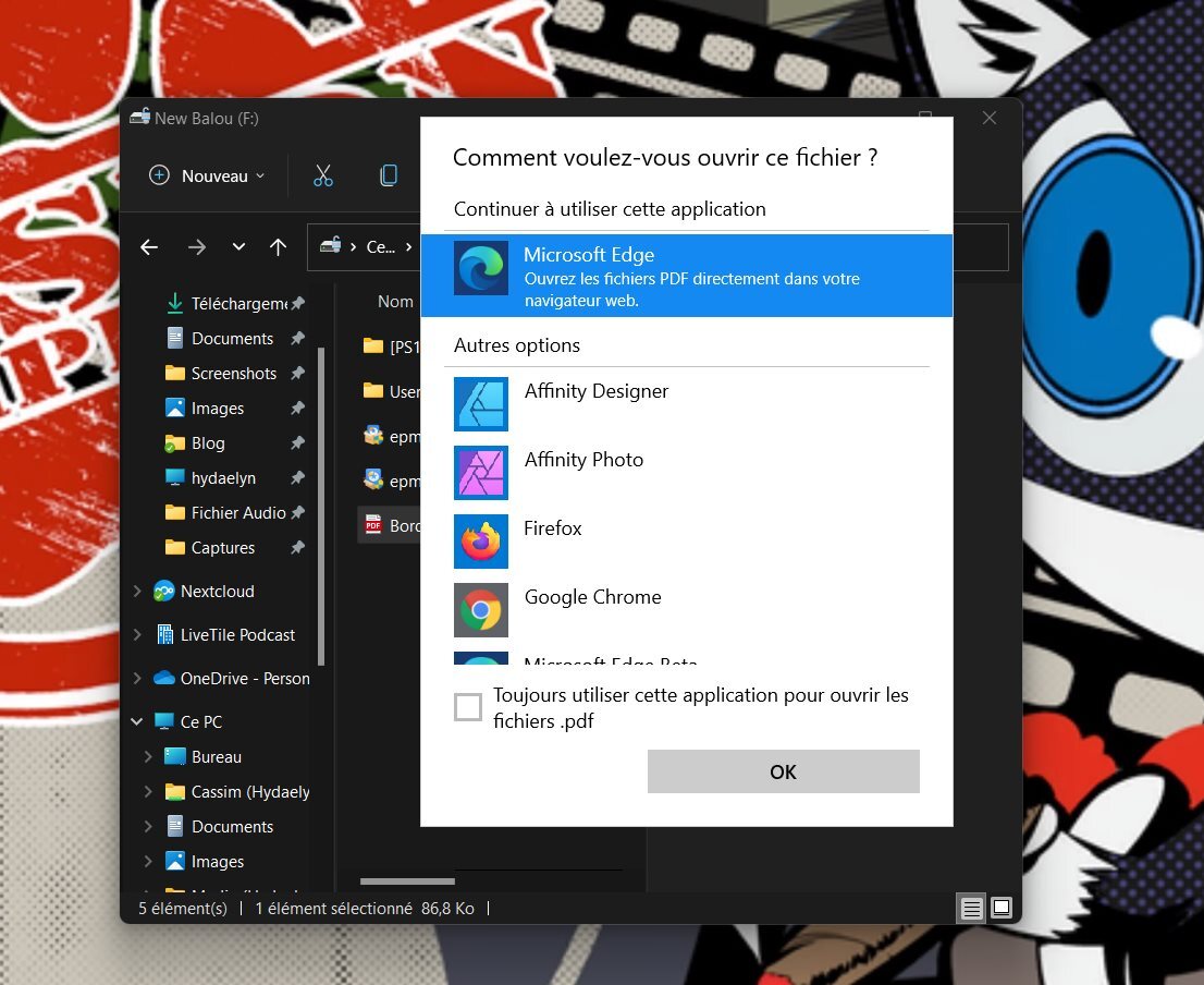 Windows 11 navigateur par défaut 2