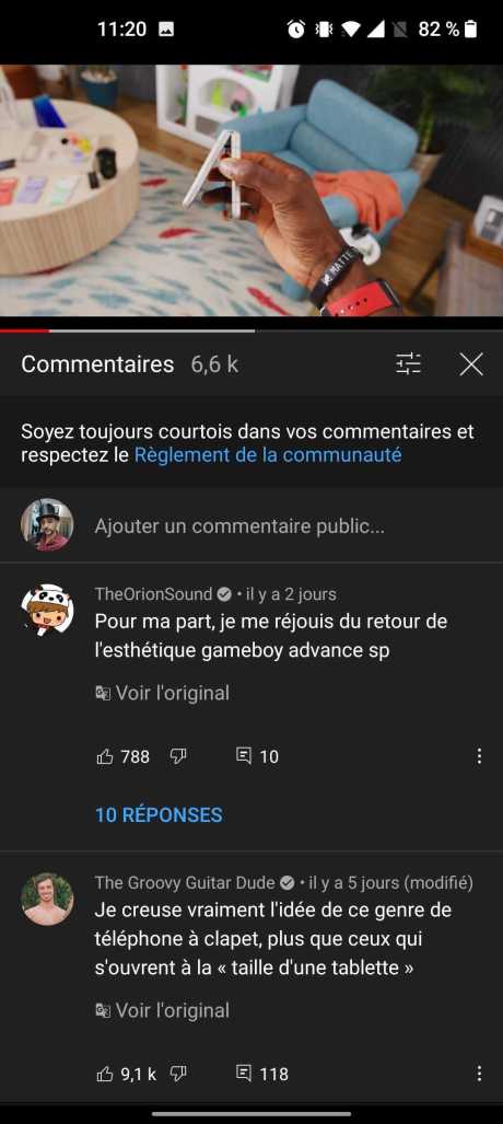 La traduction des commentaires sur YouTube