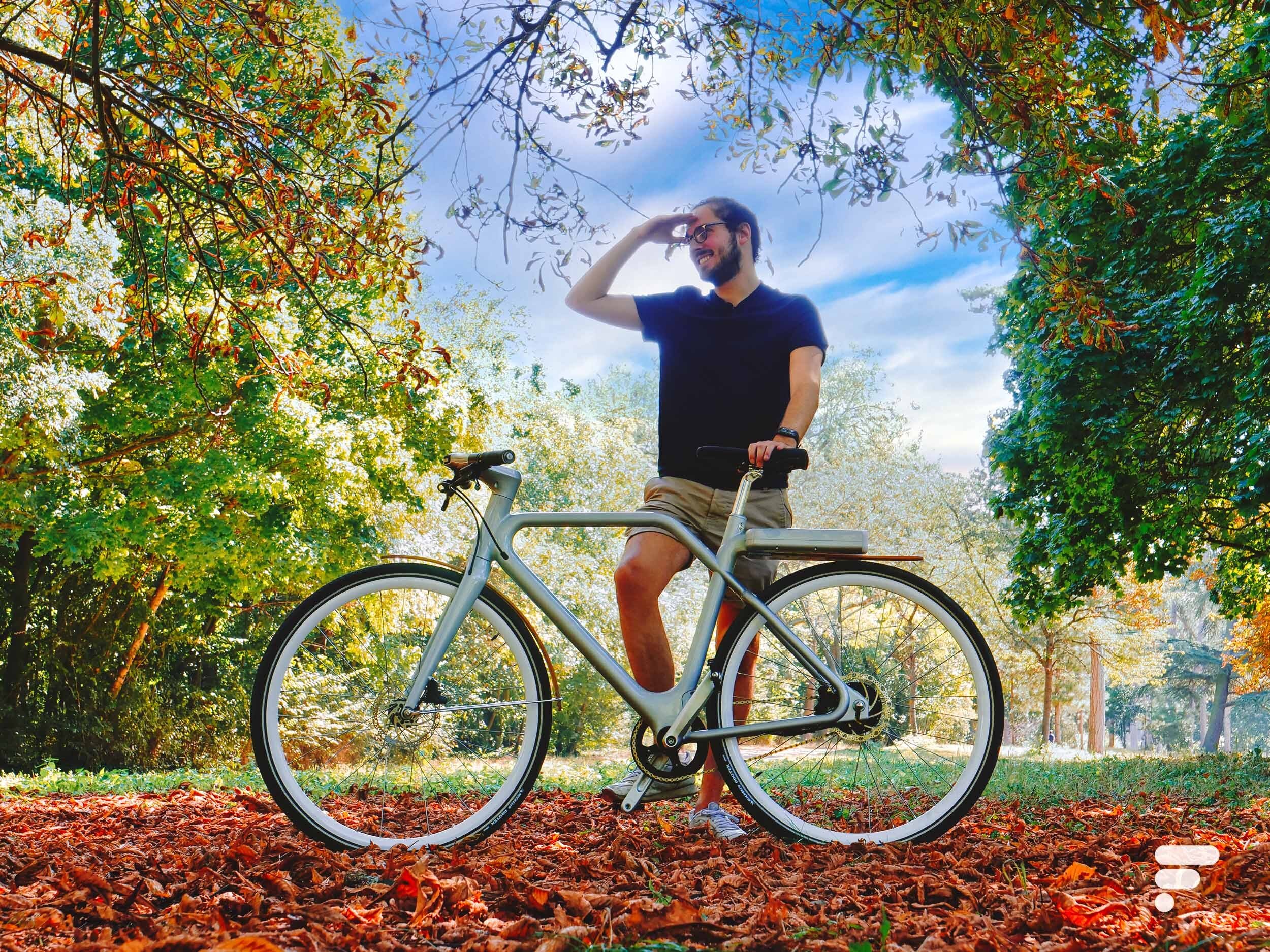 L'arrière de l'Angell Bike rappelle des réacteurs