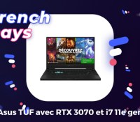 asus tuf 15 RTX 3070 french days septembre 2021
