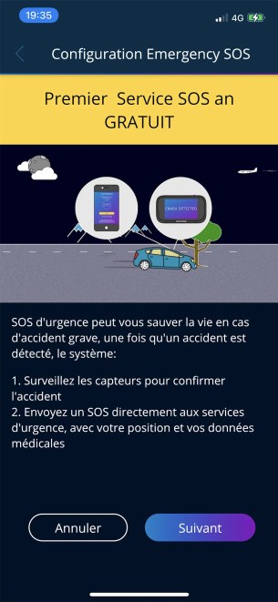 Emergency SOS est un service qui contacte les services d'urgences en cas d'accident // Source : Frandroid - Yazid Amer