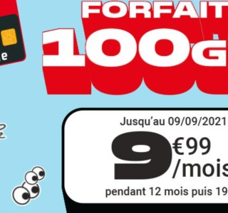 Forfait mobile: Encore 4 jours pour profiter de 100 Go de 4G pour 9,99 euros/ mois