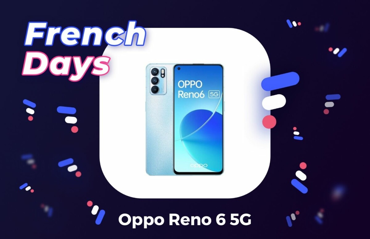 French Days 2021 &#8211; Oppo Reno 6 5G (128 Go)