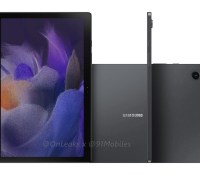 Rendu 3D de la Samsung Galaxy Tab A8 2021 par OnLeaks et 91 Mobiles. // Source : OnLeaks/91 Mobiles