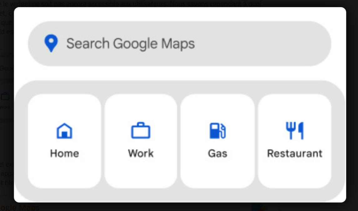 Google Maps widget