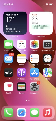 Inteface iOS 1