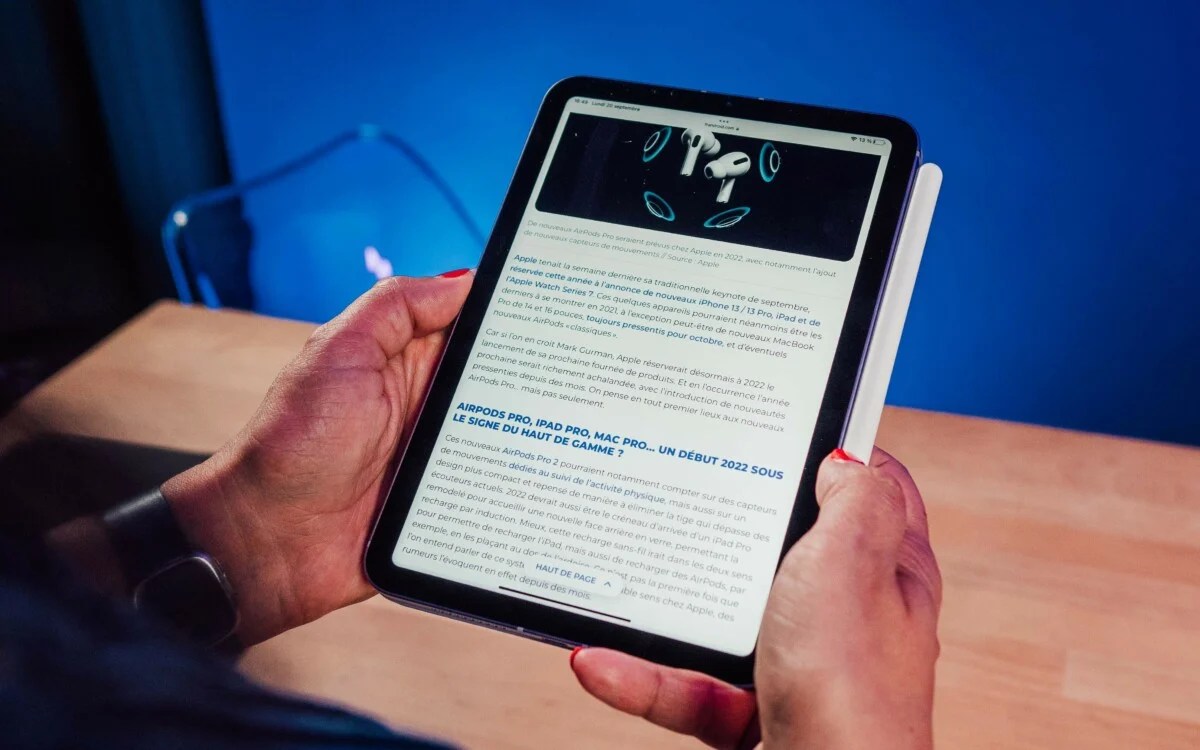 Apple ipad mini 6 navigation