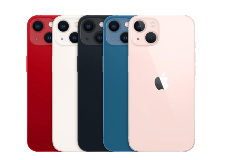 iPhone 13 coloris