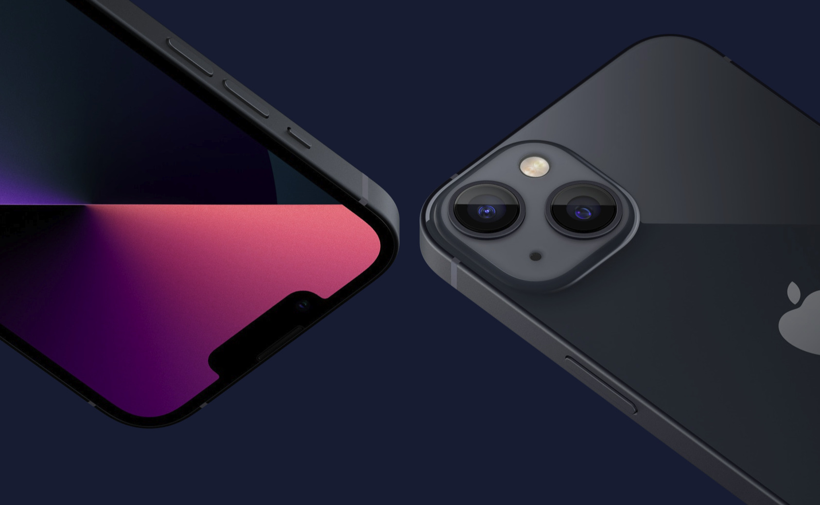 iPhone 13 en coloris noir // Source : Apple