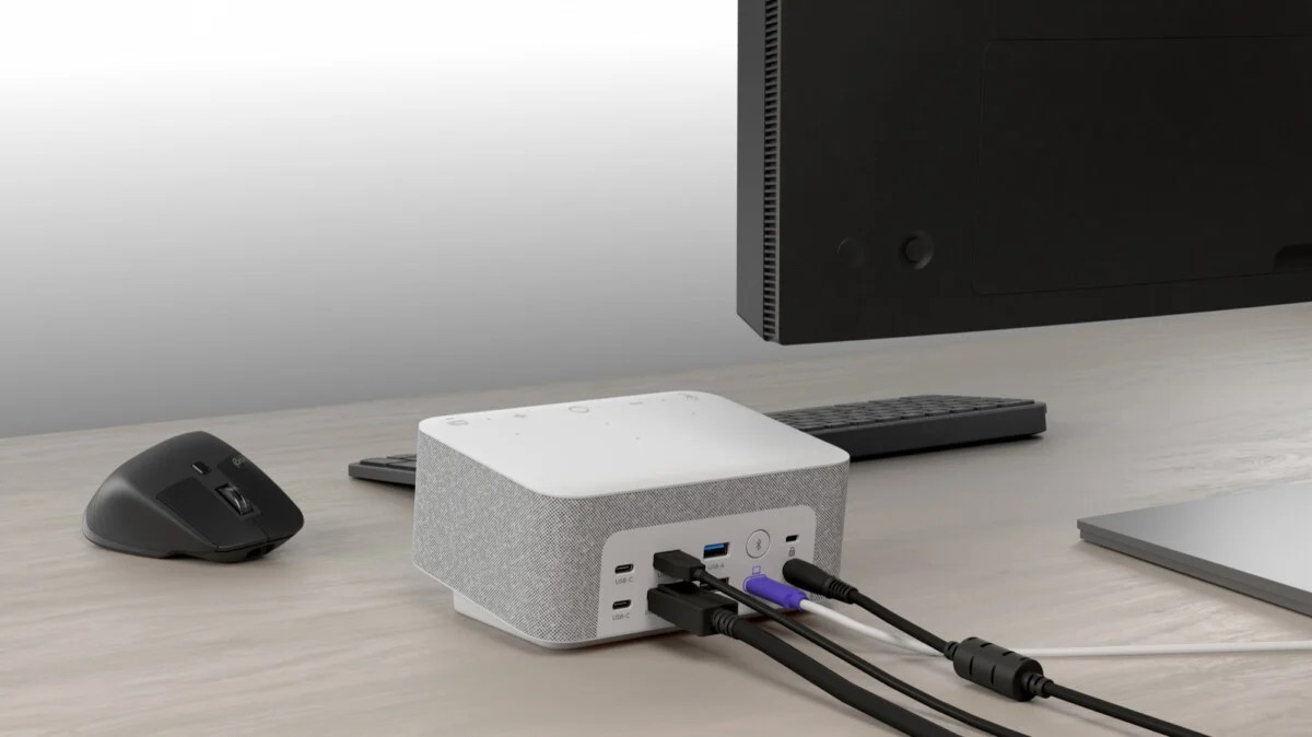 Logitech Logi Dock – Frandroid – High_Resolution_PNG-Logi Dock Desktop Enviro White Back