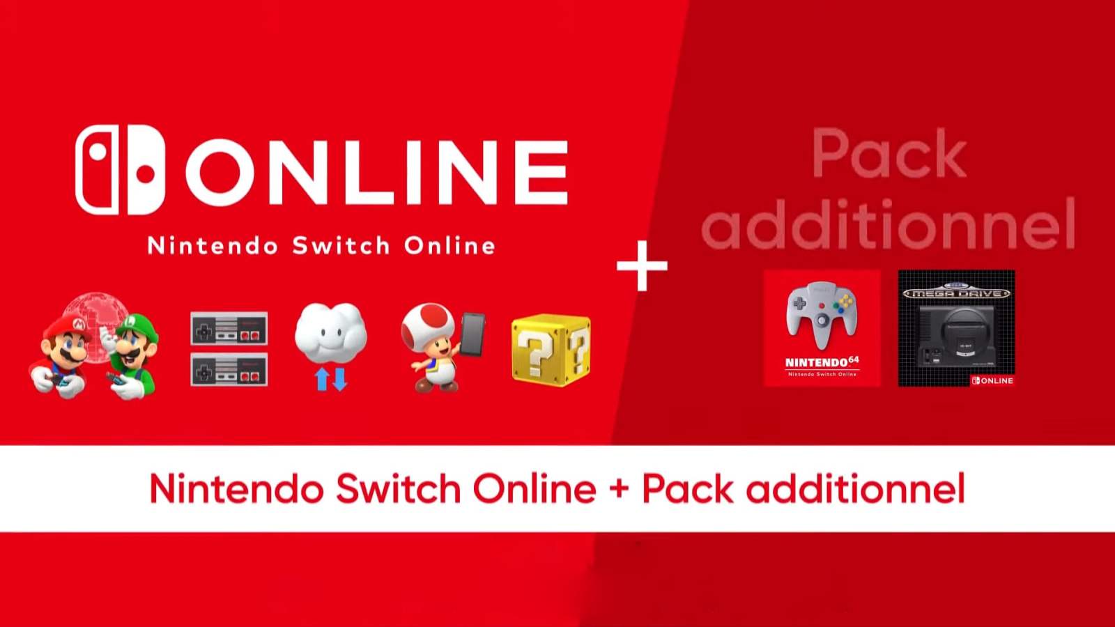 Nintendo Switch Online + Pack additionnel : la N64 et la Mega Drive