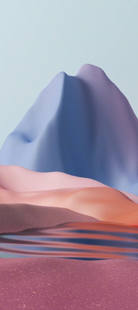 L'un des fonds d'écran de ColorOS 12. // Source : Oppo