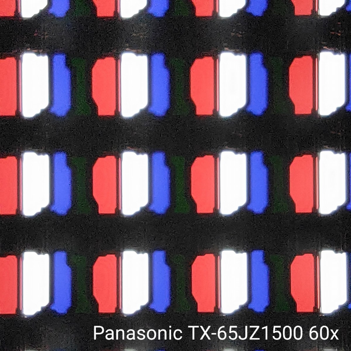 La dalle au microscope 60x.