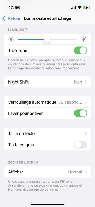 Personnalisation iOS (2)