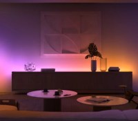 Des touches de couleurs modulables et mélangées avec la gamme Philips Hue Gradient // Source : Philips Hue 