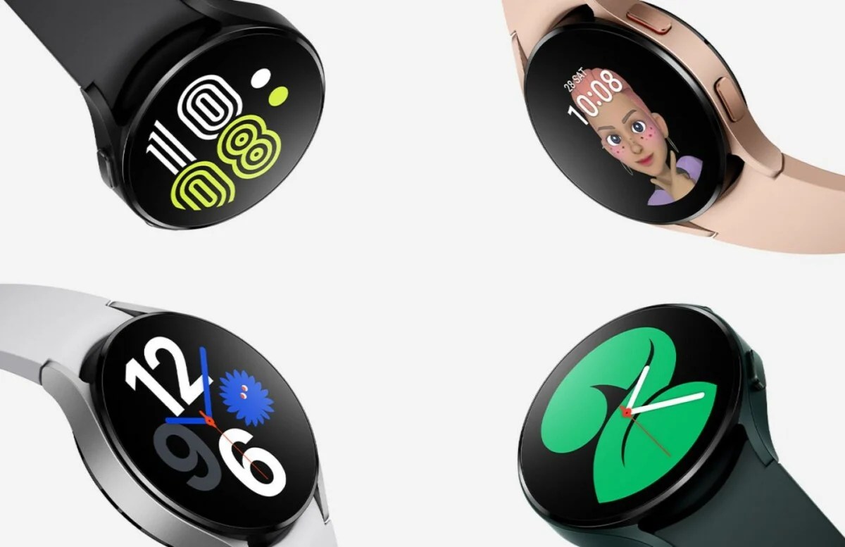 Plusieurs coloris de la Samsung Galaxy Watch 4