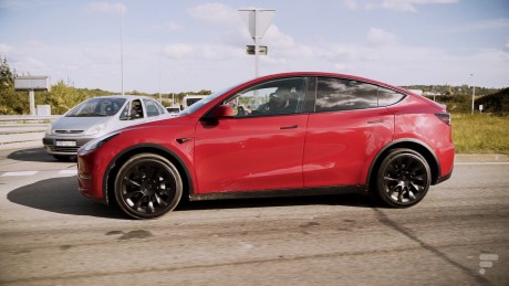 La Tesla Model Y vue de côté // Source : Frandroid