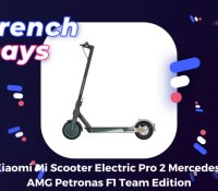 Xiaomi Mi Scooter Electric Pro 2 Mercedes-AMG Petronas F1 Team Edition french days septembre 2021