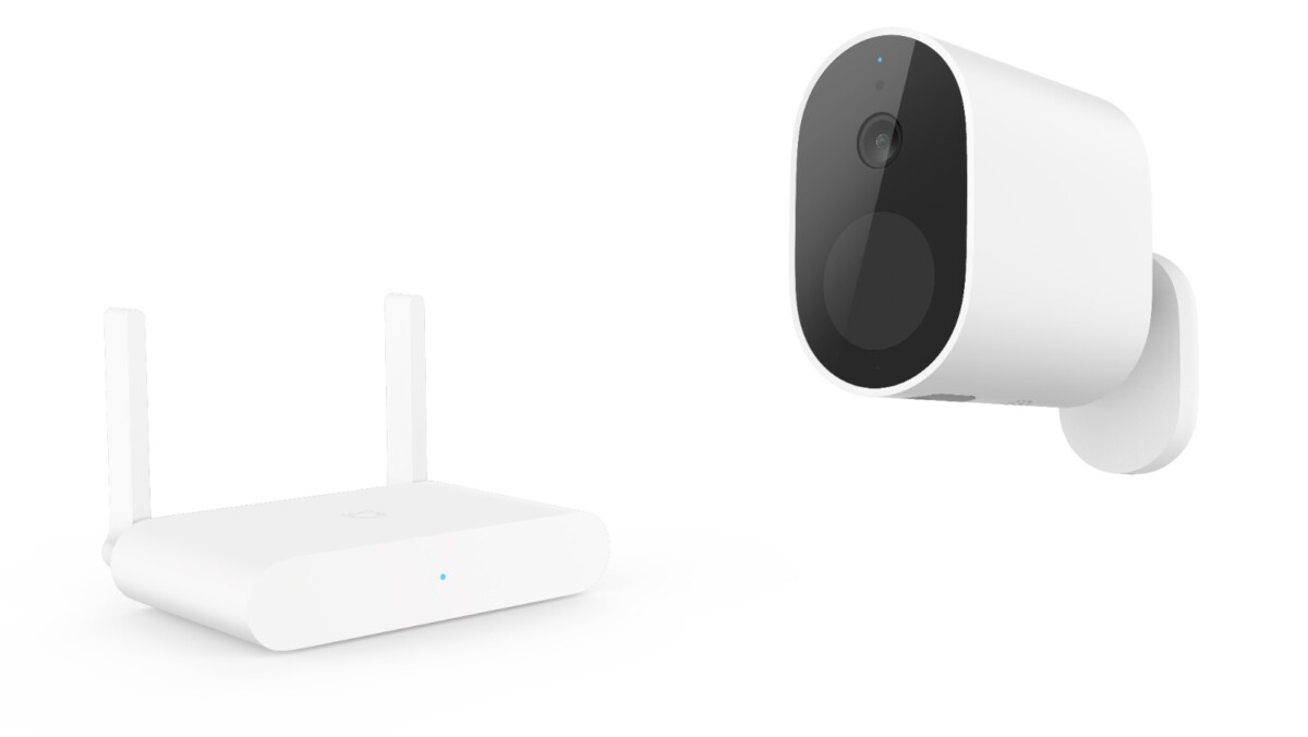 Xiaomi Mi Wireless Outdoor Security Camera 1080p et son routeur