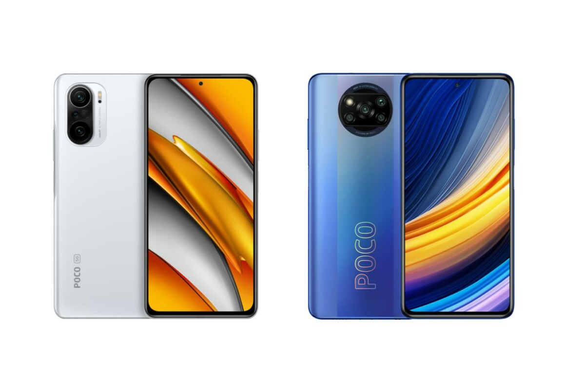 Xiaomi Poco F3 et X3 Pro