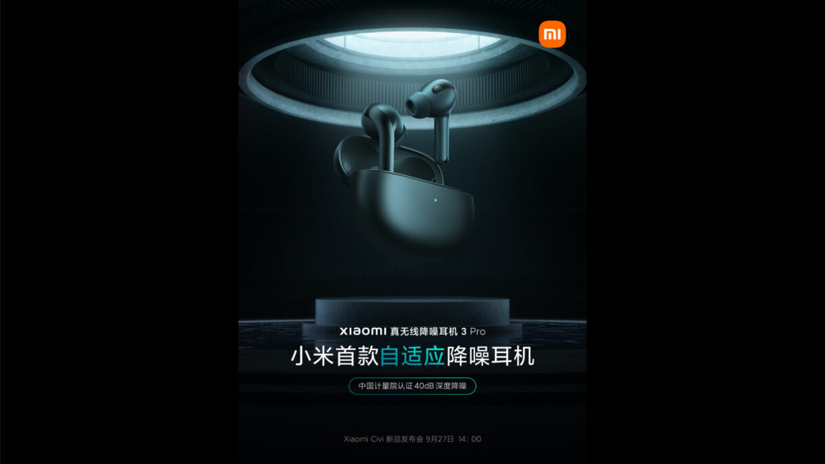 Xiaomi True Wireless Noise Cancelling Headphones 3 Pro
