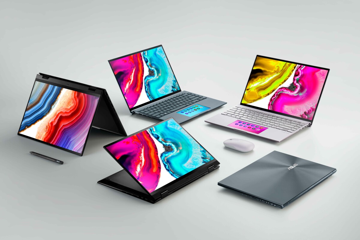 Zenbook 14X OLED_Zenbook 14 Flip OLED_lineup photo