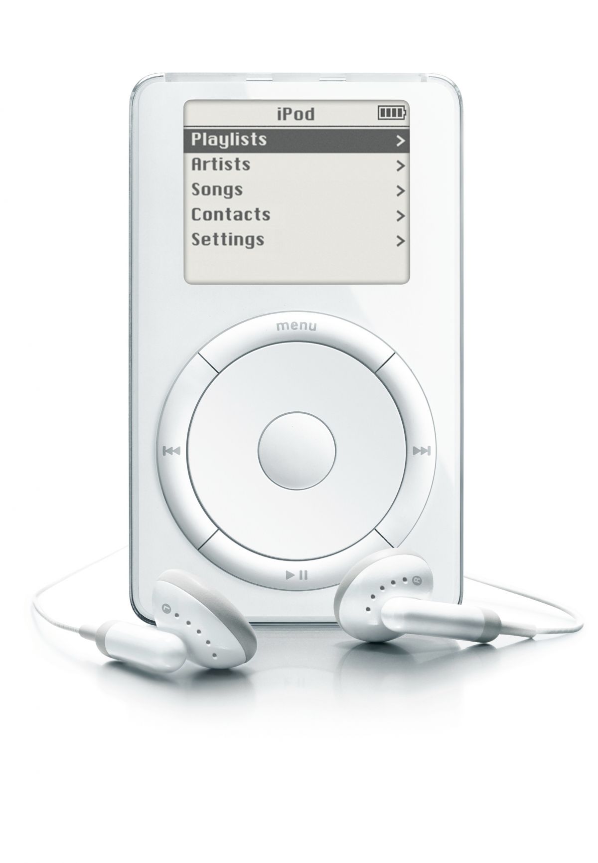 Le premier iPod sorti en 2001 // Source : Apple