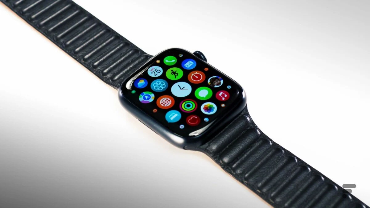 L'écran de l'Apple Watch Series 7