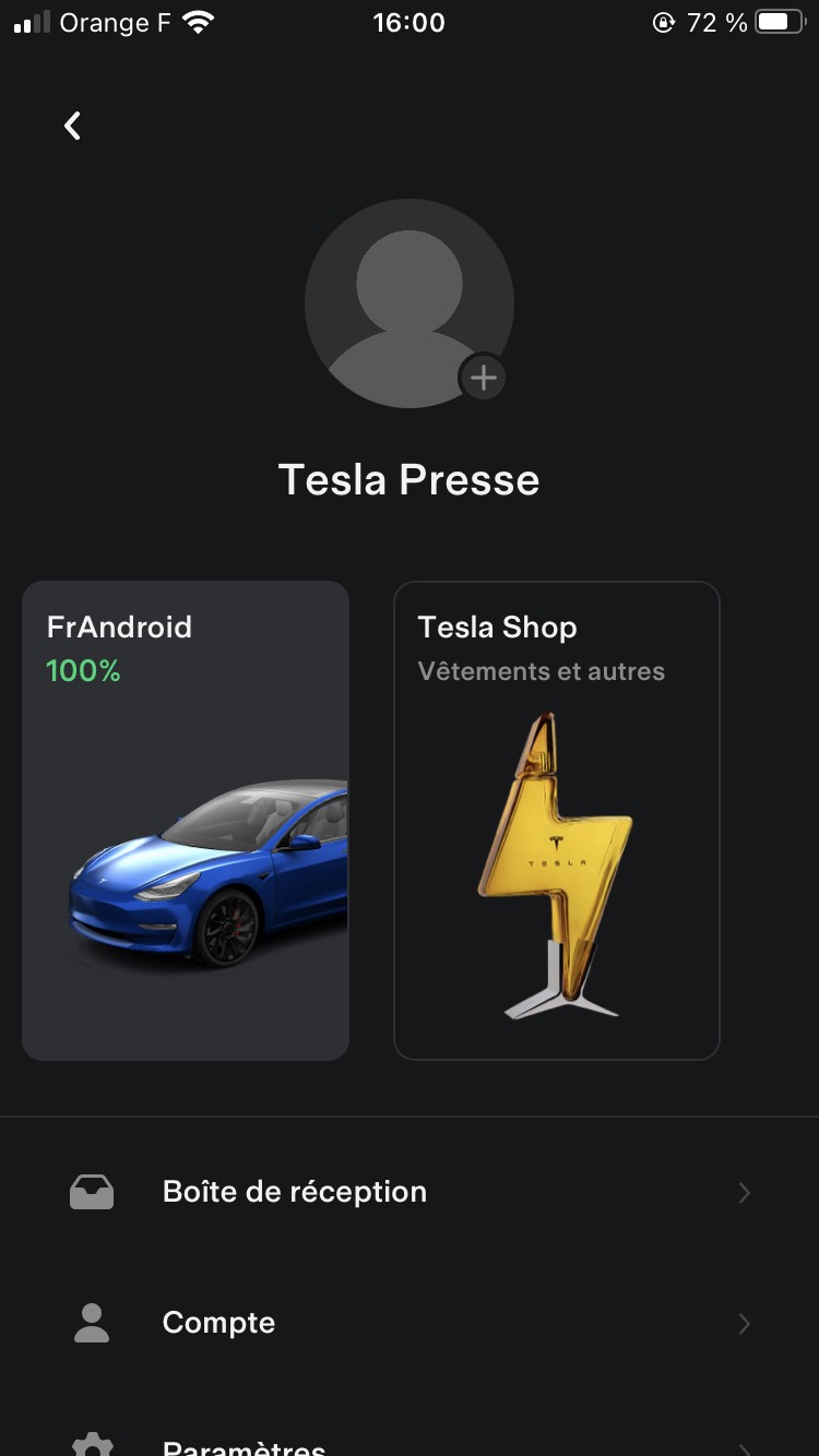 application Tesla
