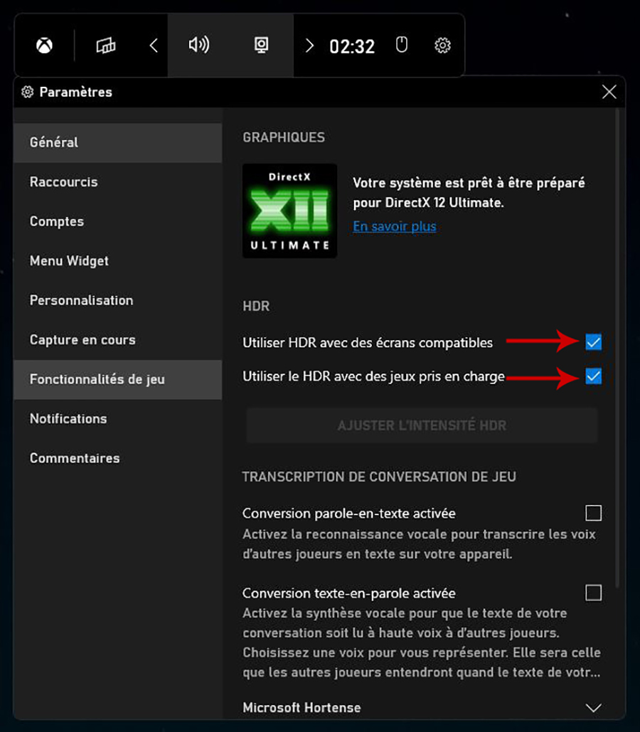 Comment activer auto HDR via Barre Xbox 03