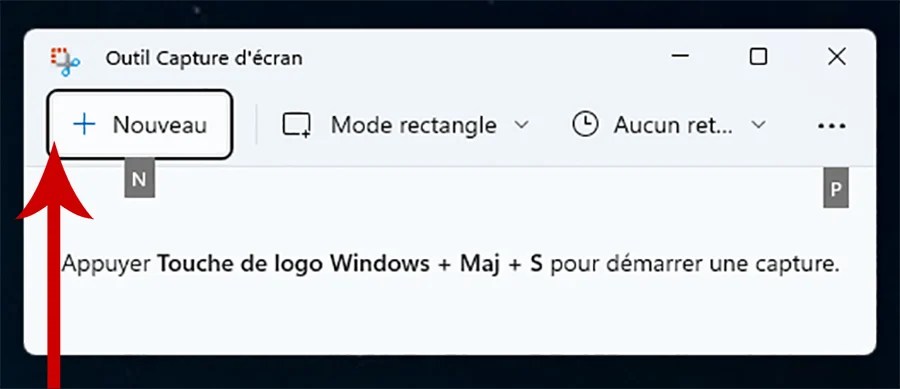 Comment réaliser une capture d&rsquo;écran sur Windows 11 avec Outil Capture d&rsquo;écran 002