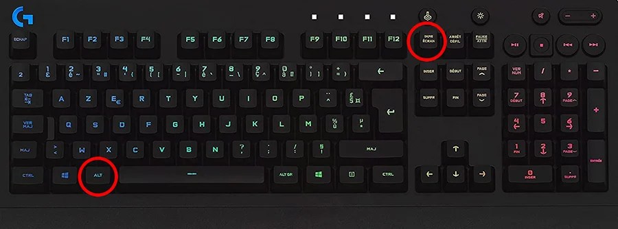 Comment réaliser une capture d&rsquo;écran sur Windows 11 Touhce Alt + Impr Ecran