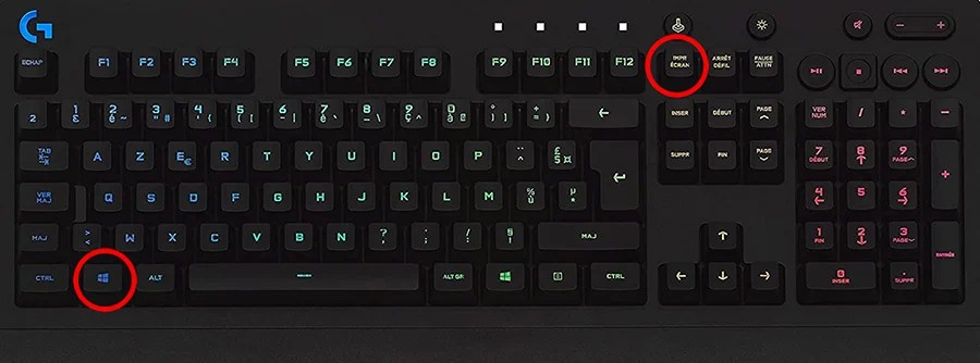 Comment réaliser une capture d&rsquo;écran sur Windows 11 Touhce Windows + Impr Ecran