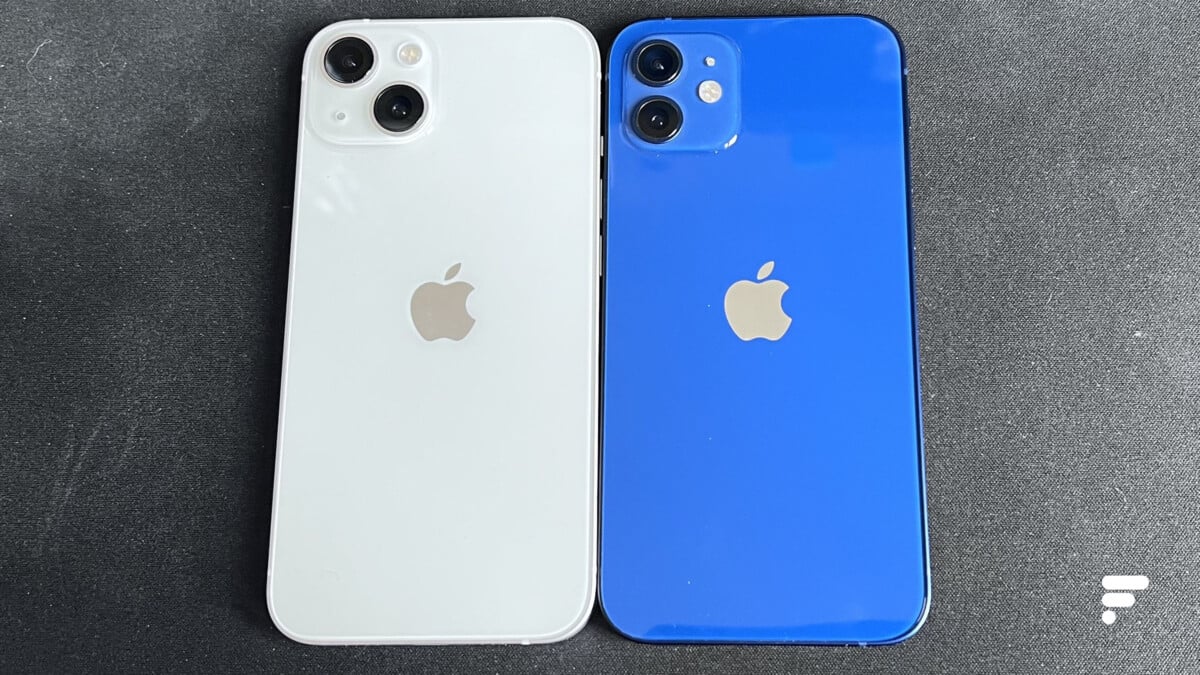 comparatif Apple iphone 13 et 12 copie