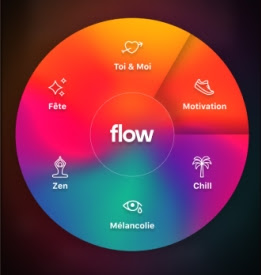 Deezer Flow Moods roue
