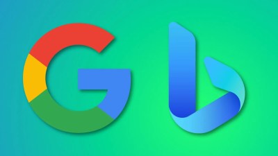 Les logos de Google et Bing // Source : Frandroid