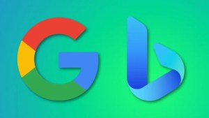 Les logos de Google et Bing // Source : Frandroid