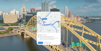 Google Maps proposera son option de trajets plus écoresponsables en 2022 en Europe // Source : Google