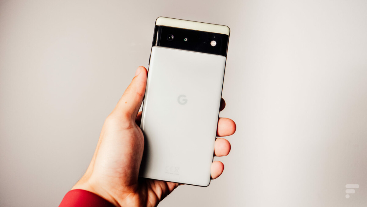 Google Pixel 6 from the back