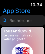 L'Apple Watch a son propre App Store // Source : FRANDROID